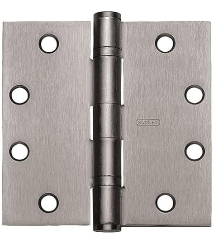 STANLEY FBB191 4 5X4 5 32D STS Door Hinge, Satin Stainless Steel